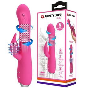 Вібратор із стимулятором клітора та ротацією "Molly" BI-014692-1 Sex Aura