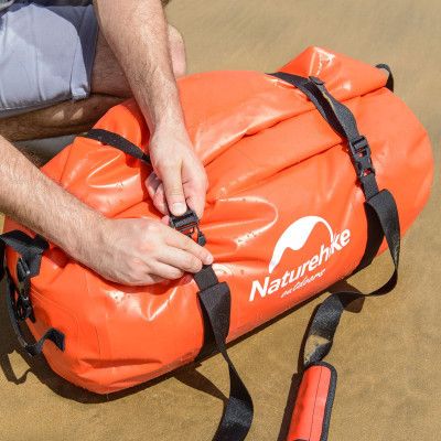 Сумка дорожная Naturehike баул водонепроникний NH20FSB03 90 л червона (6927595744314) | Зображення 6