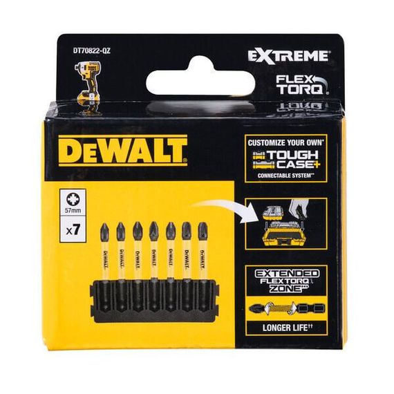 Касета з бітами FlexTorq 8шт DeWALT DT70821 | Зображення 2