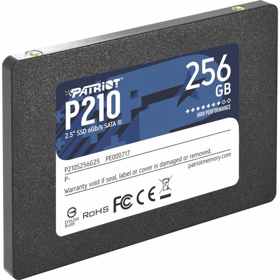 Накопичувач SSD 2.5" 256GB Patriot (P210S256G25) | Зображення 1