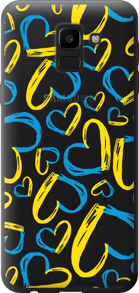Чехол на Samsung Galaxy J6 2018 Сердца UA "5292u-1486-17620"