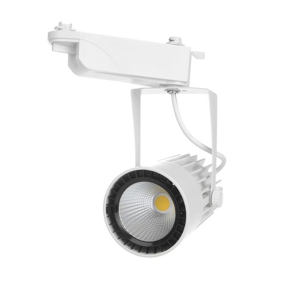Світильник трековий поворотний LED 410/24W WW WH COB Brille 32-244