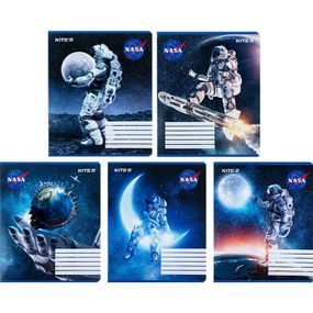 Тетрадь Kite NASA 18 листов, клетка (NS24-236)