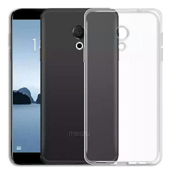 Прозорий Силіконовий чохол TPU для Meizu 15 | Зображення 1