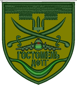 Шеврон Гостомель ДФТГ (мультикам)