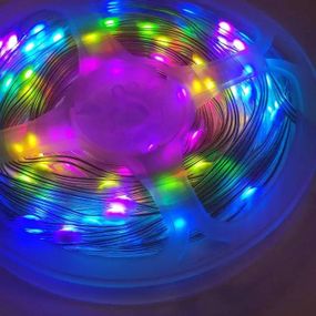 Гирлянда Smart RGB, 20 м, 100 Led, USB, Bluetooth, с пультом управления