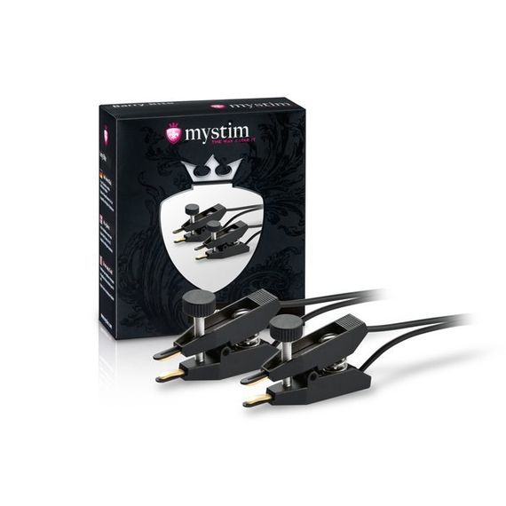 Затискачі для сосків Mystim Barry Bite для електростимуляції, з гвинтовим регулюванням | Зображення 1