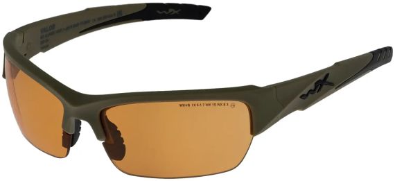 Окуляри балістичні Wiley X WX Valor 2.5. 3 лінзи (Grey/Clear/Light Rust) оправа Tan | Зображення 1