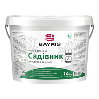Фарба захисна для дерев та кущів "Садівник" 3кг Bayris