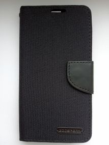 Чохол-книжка Goospery з тканини для Lenovo A6020 чорний