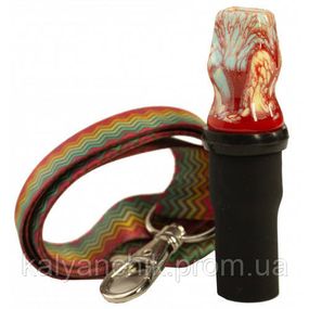 Персональный мундштук для Кальяна GUSTO Красно-Голубой №2