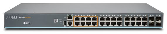 Комутатор Juniper EX2300 Class Multi-Gig 32x1G, 16x1G/2.5G copper ports PoE+, 6x1/10G SFP/SFP+, 750W (EX2300-24MP)