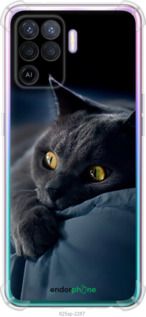Чохол на Oppo Reno5 Lite Димчастий кіт "825sp-2312-2448"