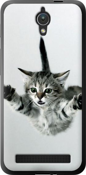 Чехол на Asus ZenFone C ZC451CG Летящий котёнок "2322u-181-17620"
