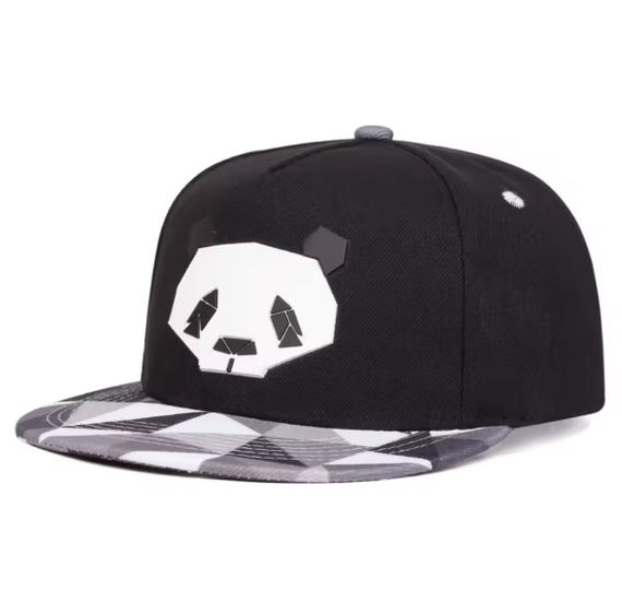 Кепка снепбек (Snapback) Панда Черный 56-61р (9070) | Зображення 3