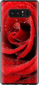 Чехол на Samsung Galaxy Note 8 Красная роза "529u-1020-17620"