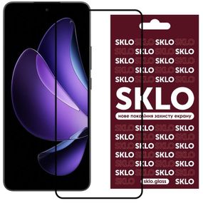 Защитное стекло SKLO 3D для TECNO Spark 30 (KL6) Черный