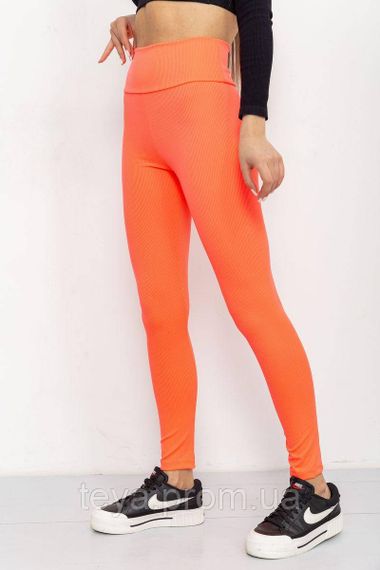 Лосини жіночі в рубчик колір яскраво-рожевий розмір M FA_003288 | Зображення 2