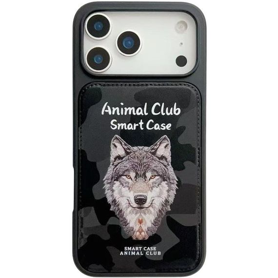 TPU+PC чохол Animal Club для Apple iPhone 17 Pro (6.3") Black | Зображення 1