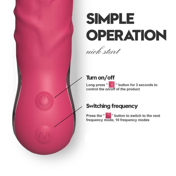 Вібратор - Realistic Vibrator Pink | Зображення 9