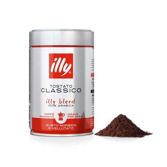 Кофе арабика молотый ILLY Espresso, 250г ж/б  смесь из девяти сортов арабики | Зображення 1