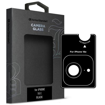 Стекло защитное Armorstandart for Camera Supreme BI iPhone 16e Black (ARM84426)