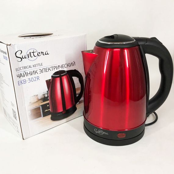 Електрочайник Suntera EKB-302R, стильний електричний чайник, електронний чайник | Зображення 4