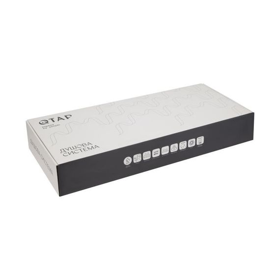 Душова система універсальна Qtap Presto на три споживачі (з виливом) QTPRE111CRM45575 Chrome | Зображення 9