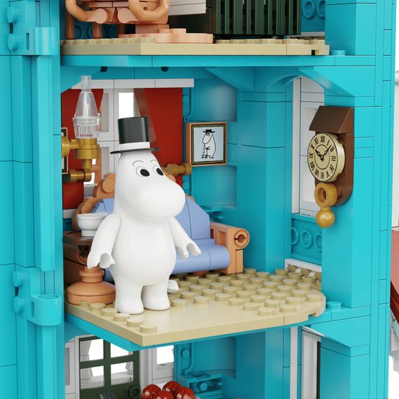Конструктор Pantasy Moomin Будиночок Мумі-тролів (87201) | Зображення 2