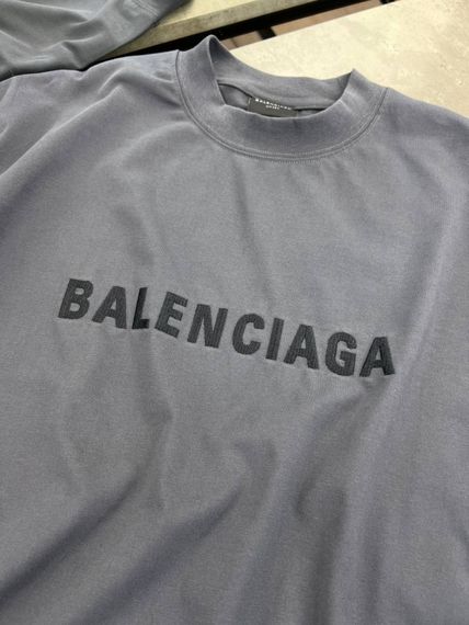 Лонгслів Balenciaga рукав сiра клітина sg299 | Зображення 1