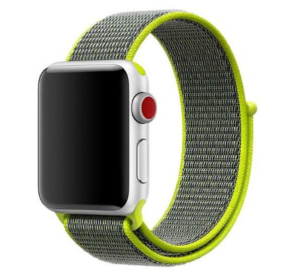 Нейлоновый ремінець Primo для годинника Apple Watch 38mm / 40mm / 41mm - Green