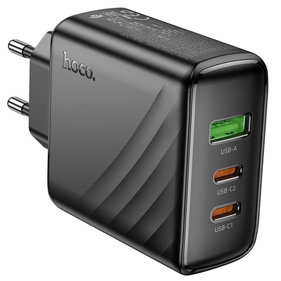 СЗУ Hoco CS26A Article PD45W (1USB-A/2C) Black | Зображення 4