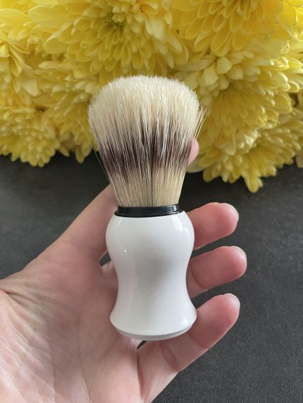 Помазок для бриття Men-U Pure Bristle Shaving Brush White | Зображення 4