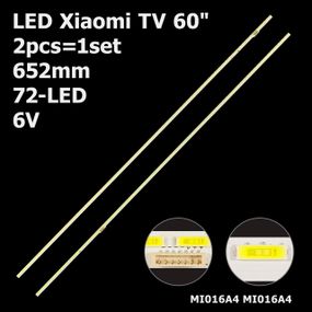 LED підсвітка Xiaomi TV 60" 652mm 72-led MI016A4 L60M5-AA 2шт.