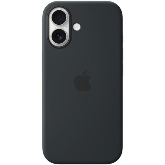 Чохол Silicone case (AAA) with Magsafe and Animation для Apple iPhone 17 (6.3") Black | Зображення 1