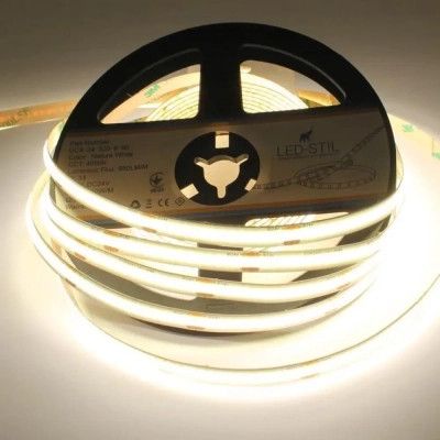 Светодиодная лента LED-STIL 4000K 10 Вт/м COB 320 диодов IP33 24 Вольта 950 lm нейтральный свет | Зображення 1