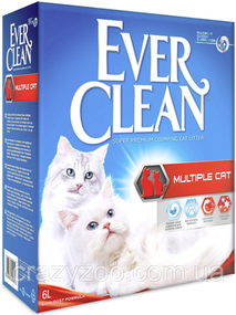 Наповнювач для котячого туалету Ever Clean Multiple Cat максимальний контроль над запахом 6 л 123452