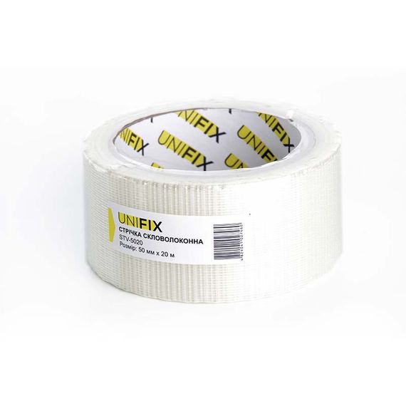 Лента клейкая стекловолоконная 50мм*20м UNIFIX