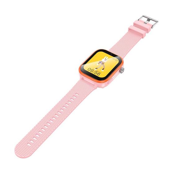 Смарт-годинник дитячий HOCO Y101 4G GPS, рожевий | Зображення 1