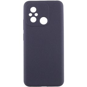 Чехол Silicone Cover Lakshmi Full Camera (AAA) для Xiaomi Redmi 12C Серый / Dark Gray