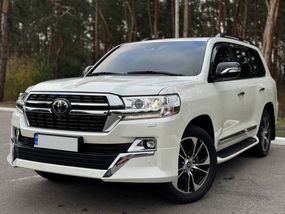 Передня накладка 2016-2025 (Executive 2021) Білий колір для Toyota Land Cruiser 200 рр