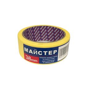 Малярна стрічка &quot;Майстер&quot; 38мм жов.(6сп.,36шт/ящ)