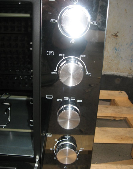 Електродуховка настільна Monte MT-2203B, 60 л, 2400 Вт, з конвекцією, грилем і таймером | Зображення 8