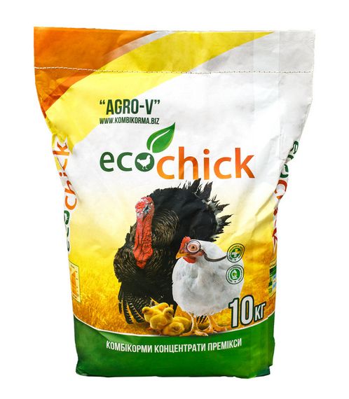 Премикс ECOchick Несушка 1% - для Кур Несушек - ТМ Агро-В - Оригинал 10
