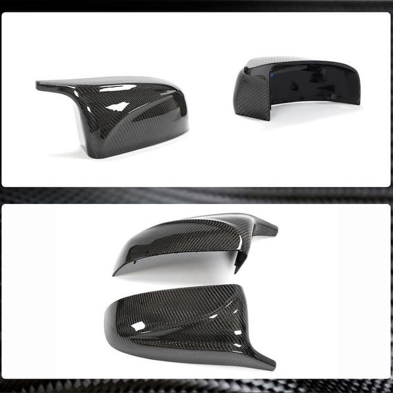Накладки на Зеркала (Карбон) для BMW X5 E-70 2007-2013 гг | Зображення 8