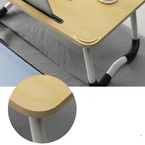 Портативний стіл для ноутбука, Столик-підставка для сніданків і ноутбука, складаний дерев'яний столик для ноутбука   знижка | Зображення 3