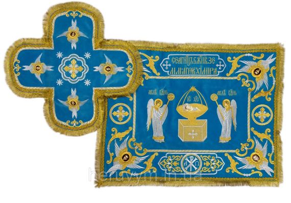 Воздух і покрівці з вишивкою "Ангел"