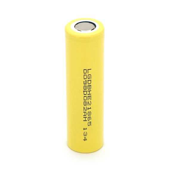 Акумулятор 18650 Li-Ion LG LGDBHE21865, 1600mAh, 20A, 4.2 / 3.6 / 2.5V,  Yellow, PVC BOX, 2 шт. в упаковці, ціна за 1 шт