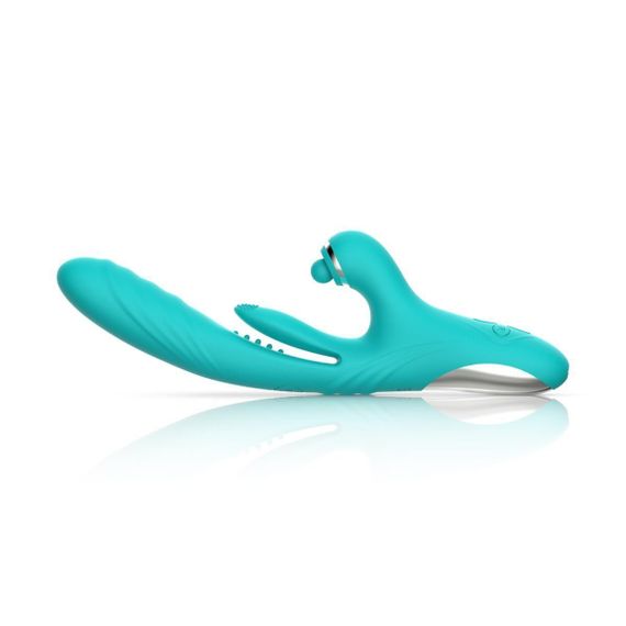 Вібратор-кролик Good Vibes Only - Lisa Thrusting Rabbit Vibrator with G-Spot Stimulator Sex Aura | Зображення 2