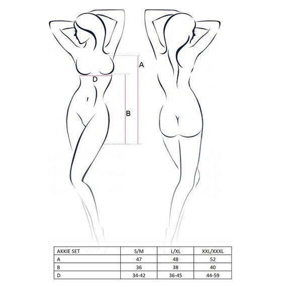 Костюм медсестри Passion AKKIE SET L/XL, white, сорочка, трусики, шапочка | Зображення 1